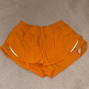 Orange lulu shorts